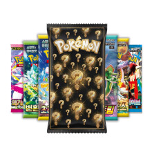 Pokemon Korean Assorted Booster Pack Bundle - 7 Pack Mystery Mix from Random Sets and Expansions