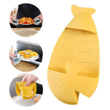 ZKCCNUK1PC Fortykkede skridsikre ovnhandsker, varmeisolerende og skoldningsbeskyttelse til køkken, mikrobølgeovn, brug ved høje temperaturer