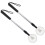 4Pcs Beach Scoop for Beachcombing Collect Seashell Rocks Sifting,Extra Long Telescoping Shovel 3