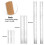 Stainless Steel Ruler with Cork Backing 3-Piece Set 3