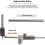 Straight Line Arc Ruler Aluminum Alloy 1pc 4
