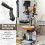 3X Drill Press Table Elevation Crank Handle P/N 1344258 for Drill Press Table,14.5mm (9/16inch) Diameter Elevating Shaft 9