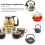 Tea Warmer Stainless Steel with Holder 3X 5