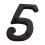 Huixinou wrought iron house number set 2