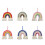 Tapestry Pendant Wall Hanging Hand Woven Rainbow 1 Pc 7