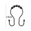 Shower Curtain Hooks Dual Type 12 Pieces 4