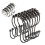 Shower Curtain Hooks Dual Type 12 Pieces 2