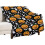 Halloween flannel throw blanket ghost skeleton pumpkin 2