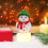 Christmas LED night light ornament Santa snowman 6