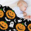 Halloween flannel throw blanket ghost skeleton pumpkin 5