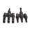 Solar Panel Y-Branch Connector Pair MMF+FFM for Parallel 5