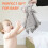 Elephant Security Blanket Soft Baby Lovey Grey 3