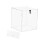 Acrylic Wedding Card Box with Lock 9.84" x 9.84" 5