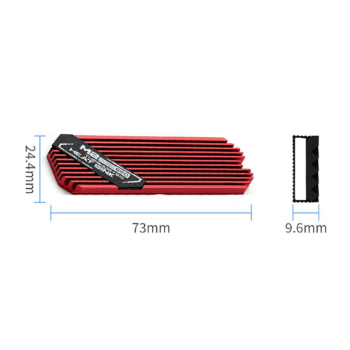 NVMe M.2 2280 SSD heatsink cooler 2