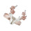 Christmas deer antler ring copper 7 pcs 6