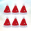 Red Santa Hat Lollipop Covers Christmas Decor 6 Pack 4