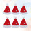 Red Santa Hat Lollipop Covers Christmas Decor 6 Pack 5