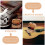 Wooden Guitar Pick Box Storage Organizer Case 6
