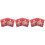 Christmas Snowflake Tissue Napkins Red 120 Pcs 3