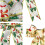 Gold Christmas bow hanging decoration 20 cm 3
