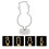 Christmas Snowman LED Lamp Indoor Decorative Light 2 pcs 6