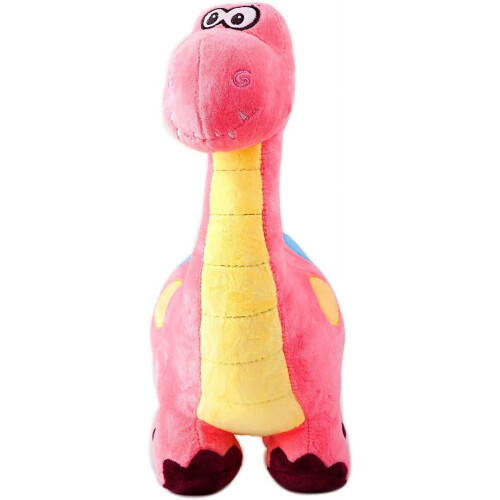Kiddopark lyserød plys dinosaurlegetøj 35 cm 2