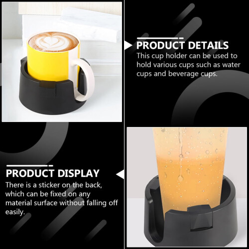 HEMOTON Tabletop Cup Holder Anti-Overflow 1 Piece 1