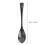 Stainless Steel Teaspoon Titanium Plated Black 1 Piece 5