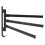 Hook Towel Rack Rotating Rod 360 Adjustable 2
