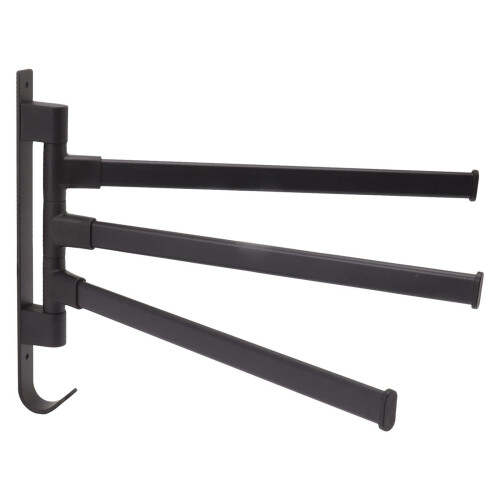 Hook Towel Rack Rotating Rod 360 Adjustable 1