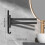 Hook Towel Rack Rotating Rod 360 Adjustable 3