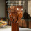 Acacia Wood Round Rice Spoon with Long Handle 2