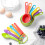 Measuring Cup and Spoon Set Plastic Stackable 12PCS 4