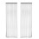 Blackout curtains for bedroom white 2 pcs 2