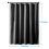 Grey shower curtain liner waterproof 72 x 72 in 7