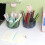 Storage Case for Makeup Brushes Plastic Rotatable 6-Grid 6