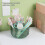 Storage Case for Makeup Brushes Plastic Rotatable 6-Grid 3