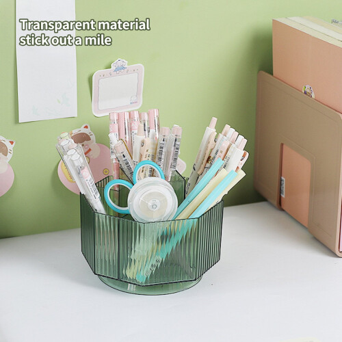 Storage Case for Makeup Brushes Plastic Rotatable 6-Grid 2