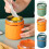 Stainless Steel Insulated Lunch Box 580ml with Spoon 2
