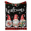 Flannel Throw Blanket Blue Snowflake Coffee Cup Design 1 2