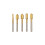 HSS router bits for rotary tools 1/8 inch shank 10 pcs 6