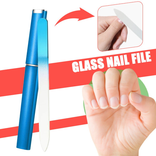 Tkrady glass nail file set with case 3 pcs 1