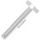 T-square ruler 90-degree transparent 24 inch 5
