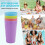 Plastic Reusable Tumblers 9 oz Set of 12 5
