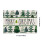Christmas linen placemats tree print 4 pcs 3