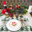 Christmas linen placemats tree print 4 pcs 5