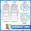 Geometric Ruler Plastic Mathematics Tool 4 pcs 5