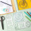 Geometric Ruler Plastic Mathematics Tool 4 pcs 6