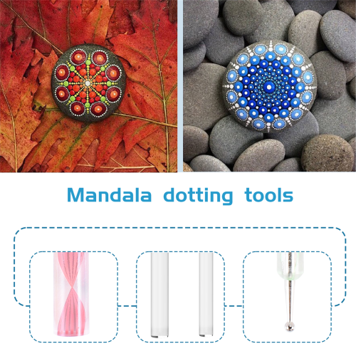 Mandala dotting tools set for rock painting, 16 pcs 1