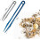 Mini Tweezers Titanium Alloy 2-Piece Portable EDC Tool 2